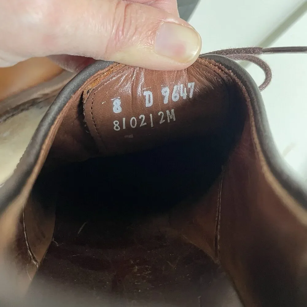 Allen Edmonds 8 D‎ McAllister Wingtip Oxford Dress Shoes Walnut Brown Leather